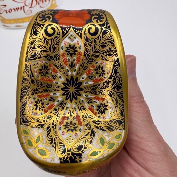 Royal Crown Derby Old Imari Snake paperweight. 2001 year of the Snake. - Picture 11 of 12